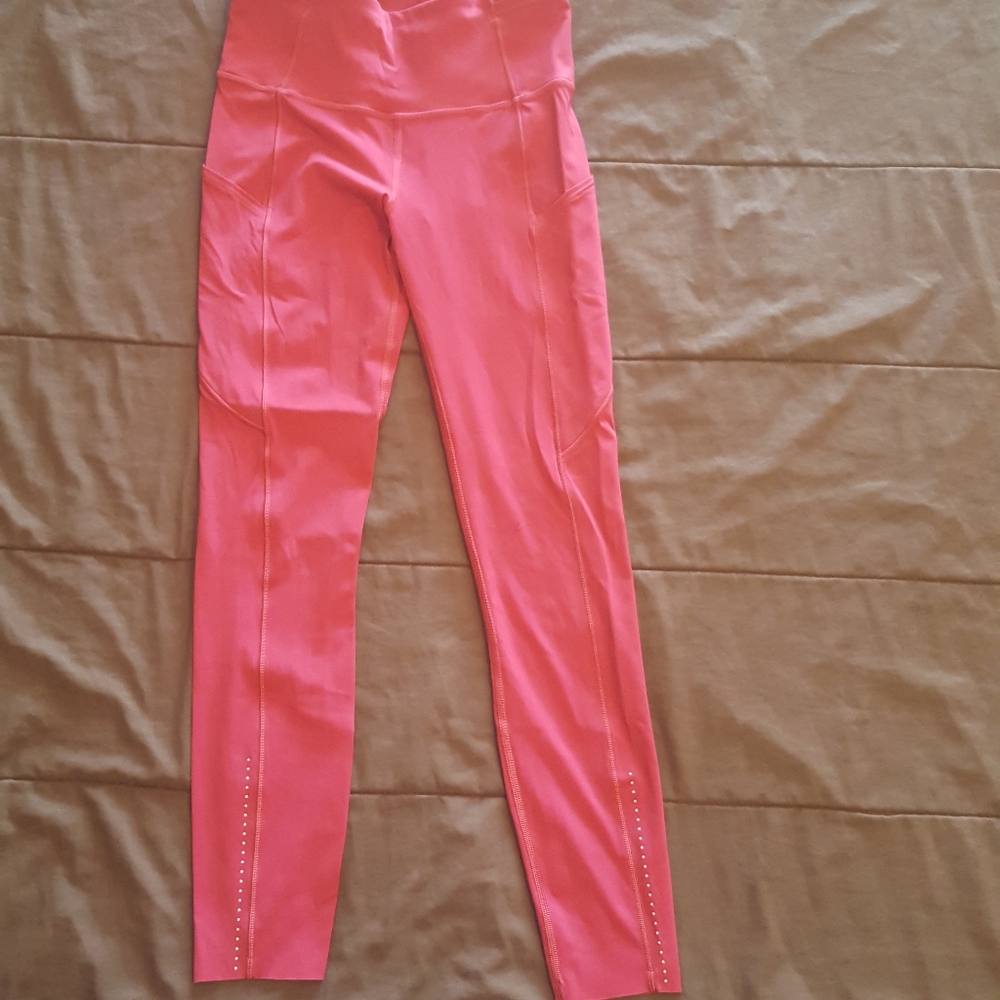 As is Lululemon fast and free 7/8 length dark pink